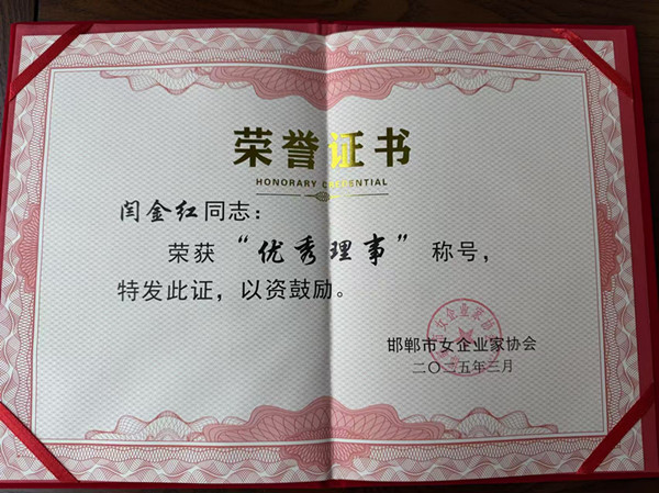 2025年优秀理事